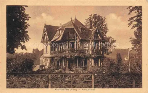 AK / Ansichtskarte Cormeilles Bernay 27 Eure Villa-Bayvel Fachwerkhaus Balkon Garten Zaun Baeume