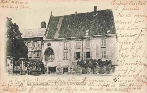 AK / Ansichtskarte Le Neubourg EVREUX 27 Eure Vestige-de-l ancien-Château Schlossruine Fachwerk Tor Portal Sandstein