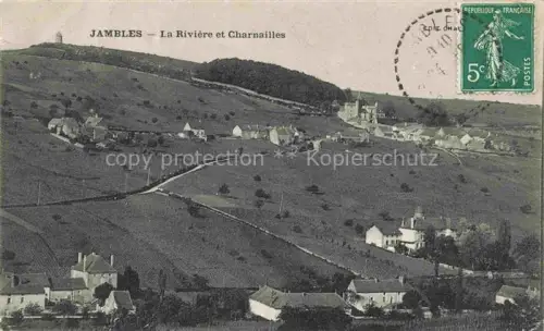AK / Ansichtskarte Jambles Chalon-sur-Saone 71 Saone-et-Loire Rivière Charnailles Weinberge Huegel Dorf Felder