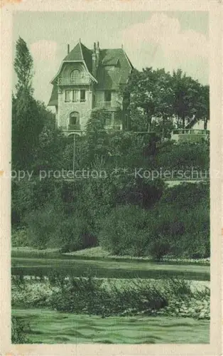 AK / Ansichtskarte La Motte-Saint-Jean CHAROLLES 71 Saone-et-Loire Chalet-de-la-Loire Villa Fluss Loire Baeume Garten