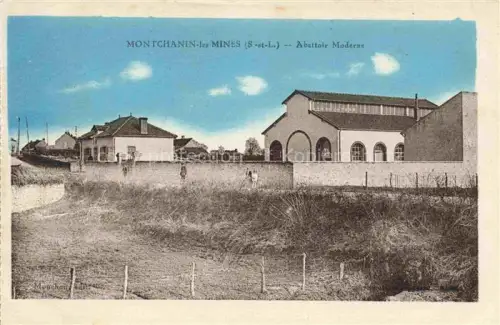 AK / Ansichtskarte Montchanin-les-Mines Chalon-sur-Saone 71 Saone-et-Loire Abattoir-Moderne Schlachthof Industriegebaeude Wohnhaeuser
