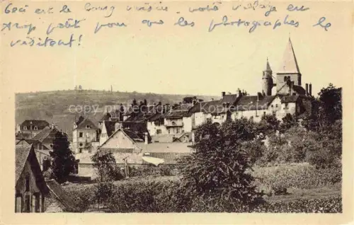 AK / Ansichtskarte Montagny-les-Buxy Remparts Kirchturm Dorfansicht Daecher Huegel Baeume