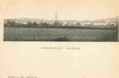 AK / Ansichtskarte Chauffailles CHAROLLES 71 Saone-et-Loire Kirchturm Dorf Felder Baeume Wiese Huegel