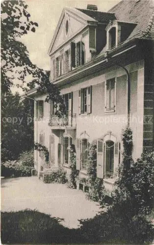 AK / Ansichtskarte Bethusy LAUSANNE VD Grand-Bellevue Villa Jugendstil Balkon Garten Fensterlaeden