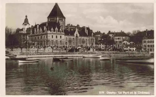 AK / Ansichtskarte Ouchy LAUSANNE VD Port Château Boote Hafen See Ufer