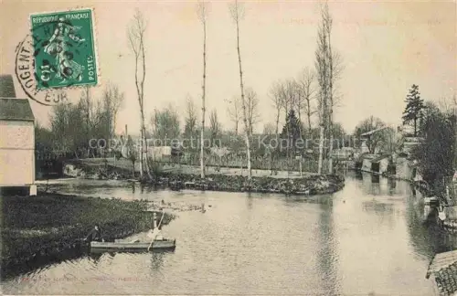 AK / Ansichtskarte NOGENT-LE-ROTROU 28 Eure-et-Loir Fluss Boot Baeume Teich Wasser Ufer Weiden