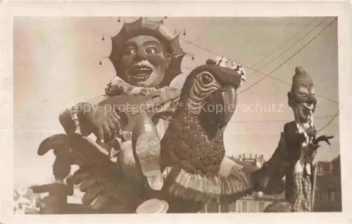 AK / Ansichtskarte NICE   Nizza 06 Alpes-Maritimes Carnaval Festwagen Narr Papagei Gitarre Clown Karnevalsfigur Sonne