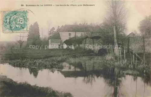 AK / Ansichtskarte Belhomert-Guehouville 28 Eure-et-Loir Bords-de-l Eure Fluss Muehle Ruine Baeume Wasser Spiegelung