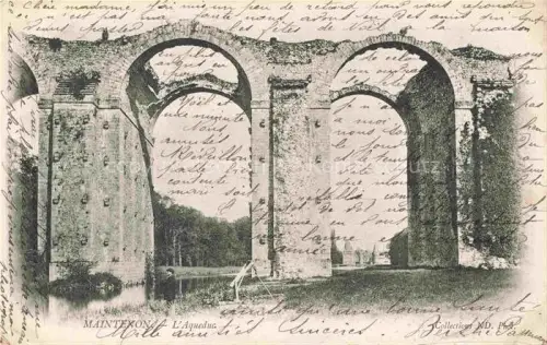 AK / Ansichtskarte MAINTENON CHARTRES 28 Eure-et-Loir Aqueduc Boegen Kanal Landschaft Ruinen Baeume