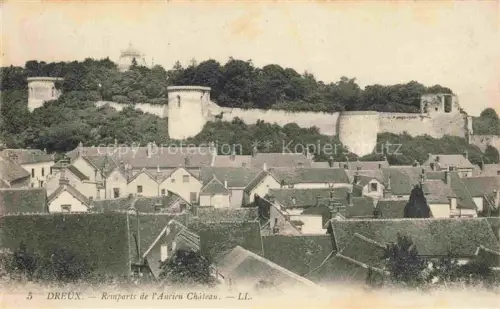 AK / Ansichtskarte DREUX 28 Eure-et-Loir Remparts-de-l Ancien-Château Burgmauern Tuerme Stadtansicht Daecher Festung