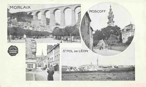 AK / Ansichtskarte MORLAIX 29 Finistere Viadukt Roscoff-Kirche St-Pol-de-Léon Mehrfachansicht Altstadt Panorama