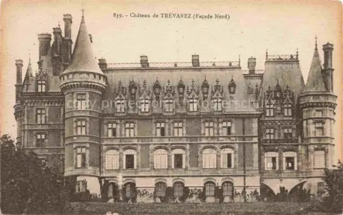 AK / Ansichtskarte Trevarez (Chateau) Saint-Goazec Chateaulin 29 Finistere Château-de-Trévarez Schloss Façade-Nord Tuerme Neogotik Châteaulin