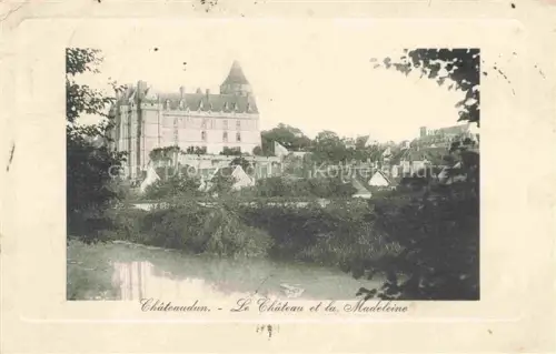 AK / Ansichtskarte CHATEAUDUN 28 Eure-et-Loir Château-de-Châteaudun Madeleine Schloss Fluss Daecher Baeume