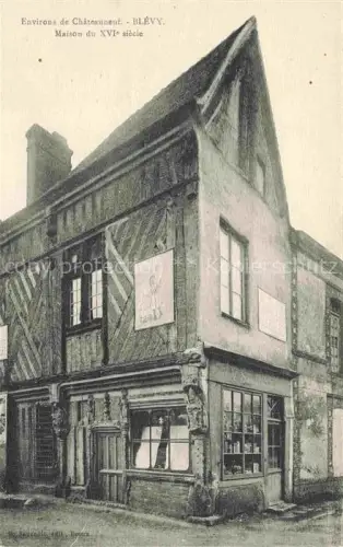 AK / Ansichtskarte Blevy Maillebois DREUX 28 Eure-et-Loir Maison-du-XVIe-siècle Fachwerkhaus Geschaeft Historisches-Gebaeude Holzfachwerk