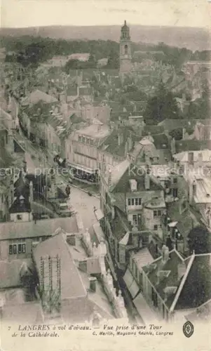 AK / Ansichtskarte LANGRES 52 Haute-Marne Stadtpanorama Daecher Kirche Kirchturm Altstadt Strasse Haeuser Tour-de-la-Cathédrale