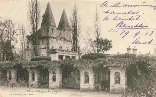 AK / Ansichtskarte Chateau d Anet 28 Château-d Anet Chapelle Tuerme Efeu Arkaden Park Baeume