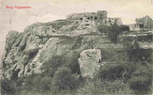 AK / Ansichtskarte Regenstein (Burg) Blankenburg Harz Sachsen-Anhalt Burg-Regenstein Burgruine Felsen Sandstein Treppen Aussichtspunkt Harz