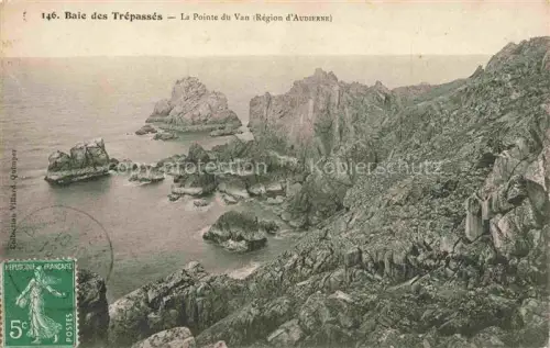 AK / Ansichtskarte Audierne QUIMPER 29 Finistere Baie-des-Trépassés Pointe-du-Van Felsen Meer Kueste Bucht