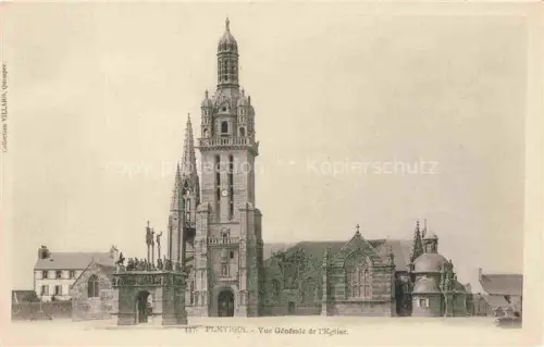 AK / Ansichtskarte Pleyben Chateaulin 29 Finistere Kirche Kirchturm Kirchplatz Calvaire Bretagne