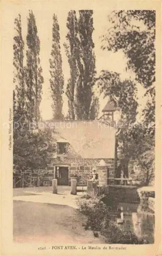 AK / Ansichtskarte Pont-Aven Quimper 29 Finistere Moulin-de-Rosmadec Muehle Aven Baeume Pappeln Bretagne
