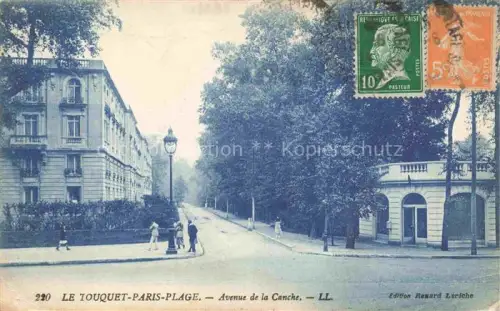 AK / Ansichtskarte LE TOUQUET-PARIS-PLAGE Le Montreuil 62 Pas-de-Calais Avenue-de-la-Canche Boulevard Baeume Villa Passanten Rue-du-Général-Marguerite Nancy