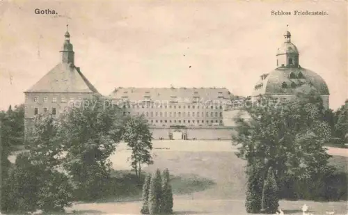 AK / Ansichtskarte GOTHA  Thueringen Schloss-Friedenstein Schloss Park Baeume Residenz Barock