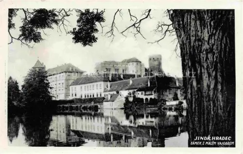 AK / Ansichtskarte Jindrichuv Hradec Neuhaus Boehmen CZ Zamek Vajgar Teich Schloss Spiegelung Turm Sudbohmen