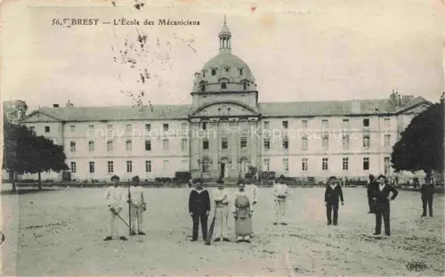 AK / Ansichtskarte BREST 29 Finistere École-des-Mécaniciens Kuppel Kaserne Soldaten Gebaeude Préfecture-Maritime