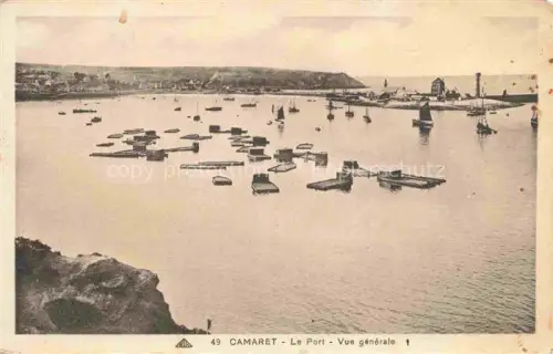 AK / Ansichtskarte Camaret-sur-Mer Chateaulin 29 Finistere Port Hafen Segelboote Fischerboote Halbinsel Leuchtturm Kueste Floesse