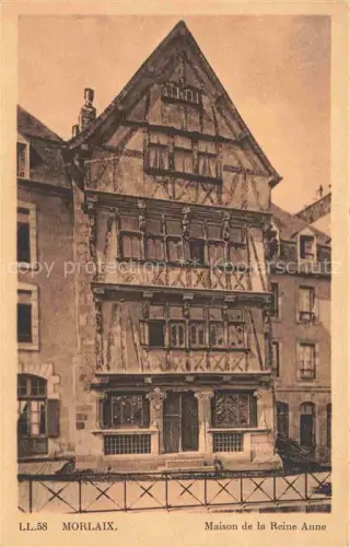 AK / Ansichtskarte MORLAIX 29 Finistere Maison-de-la-Reine-Anne Fachwerkhaus Renaissance Fachwerk Altbau