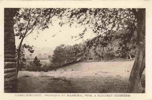 AK / Ansichtskarte Trofeunteuniou Ploujean MORLAIX 29 Finistere Trofeunteuniou Landschaft Baeume Wiese Schafe Huegel Maréchal-Foch