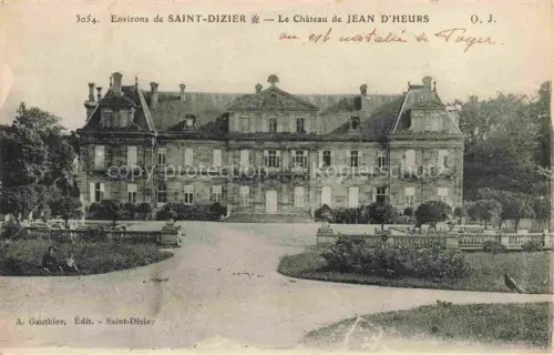 AK / Ansichtskarte SAINT-DIZIER 52 Haute-Marne Château-de-Jean-d Heurs Schloss Park Auffahrt Baeume Pfau