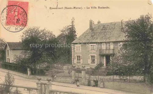 AK / Ansichtskarte Rimaucourt Chaumont 52 Haute-Marne Villa-Roelandts Villa Garten Zaun Kinder Baeume