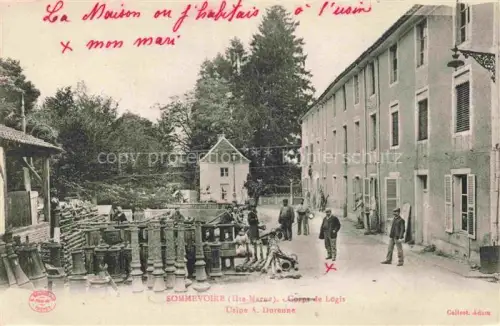 AK / Ansichtskarte Sommevoire Saint-Dizier 52 Haute-Marne Corps-de-Logis Usine-A.-Dureune Fabrikgelaende Arbeiter Wohngebaeude