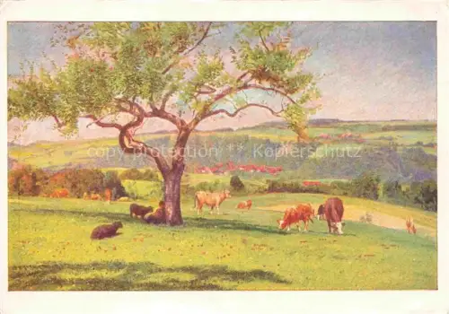 AK / Ansichtskarte BURNAND Eugene (1850-1921) Kuenstlerkarte Schweiz September
