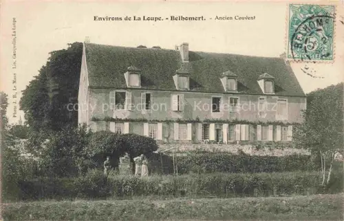 AK / Ansichtskarte Belhomert-Guehouville 28 Eure-et-Loir Ancien-Couvent Klostergebaeude Garten Frauen Baeume