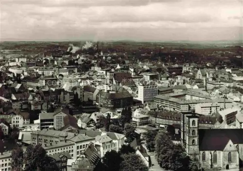 AK / Ansichtskarte BIELEFELD  NRW Blick-von-Burg-Sparrenberg Panorama Kirche Altstadt Industrie Wohnhaeuser