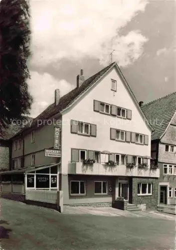 AK / Ansichtskarte RAUSCHENBERG  Marburg Hessen Hotel-Pension-Ruckert Luftkurort Marburger-Bier ADAC Strasse Fachwerk