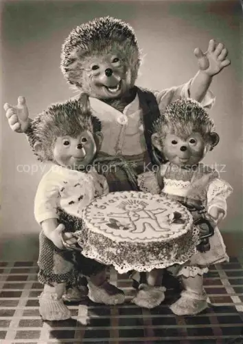 AK / Ansichtskarte MECKI Nr. 70 Gebrueder Diehl Hoer Zu Gratulieren Kuchen 