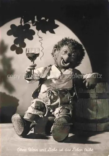 AK / Ansichtskarte MECKI Nr. 6 Ohne Wein ist Liebe Trub 