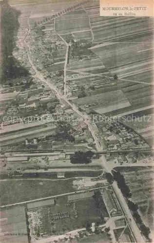 AK / Ansichtskarte Mourmelon-le-Petit Chalons-en-Champagne 51 Marne Ballonaufnahme Vogelblick Ortschaft Felder Strassen Baeume