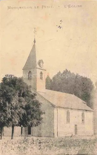AK / Ansichtskarte Mourmelon-le-Petit Chalons-en-Champagne 51 Marne L Eglise Kirche Kirchturm Baeume laendlich Phototypie-Raymond-Sissonne