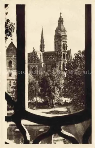 AK / Ansichtskarte KOSICE Kassa Kaschau Slovakia Dom Kathedrale Dóm-svaetej-Albety Gotik Turm Park Baeume