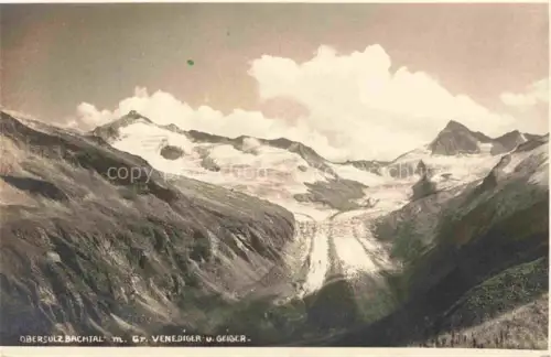 AK / Ansichtskarte Unter Obersulzbachtal Grossvenediger Geiger Gletscher Tal Hohe-Tauern Pinzgau Berge Schnee