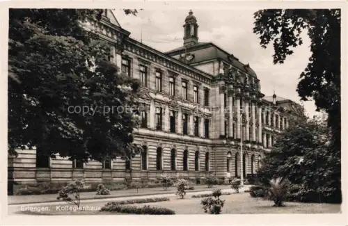 AK / Ansichtskarte ERLANGEN Bayern Kollegienhaus Universitaet Gebaeude Park Baeume Gruenderzeitbau