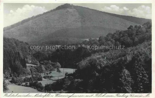 AK / Ansichtskarte Wiemeringhausen Ruhrtal Rimberg Berg Wald Tennisplaetze Sauerland Tal Nadelwald