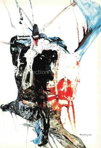 AK / Ansichtskarte PUIG August Kuenstlerkarte Peinture Edition Marbach Berne
