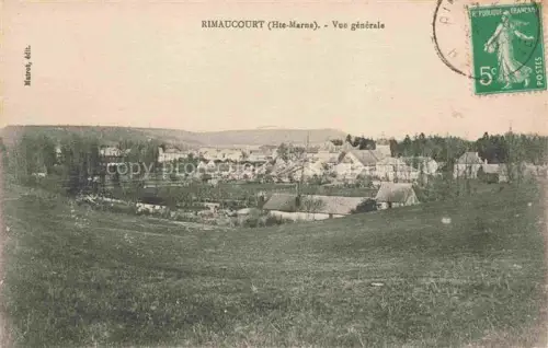 AK / Ansichtskarte Rimaucourt Chaumont 52 Haute-Marne Dorf Felder Huegel Haeuser Wiesen Panorama