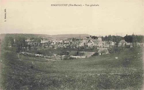 AK / Ansichtskarte Rimaucourt Chaumont 52 Haute-Marne Dorf Felder Huegel Haeuser Wiesen Wald Panorama