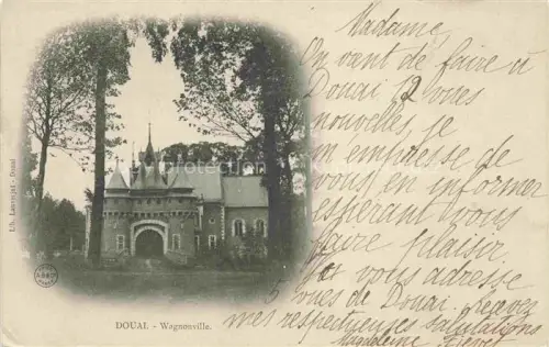 AK / Ansichtskarte DOUAI 59 Nord Wagnonville Schloss Tor Baeume Park Kapelle